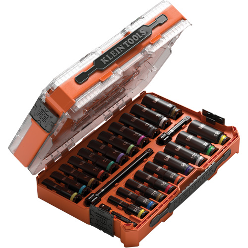 Jeu de douilles KNECT, 23 Mcx, Chocs, Prise de 3/8", Profond OSI Industrial Sales