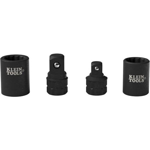 Jeu d'adaptateurs pour cl&eacute; &agrave; douille KNECT 4 mcx, Chocs, Prise 1/2"/3/8", Douille 1/2"/3/8", 0,98" lo, Sph&eacute;rique OSI Industrial Sales