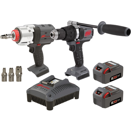 Hammer Drill & Impact Wrench Combo Kit, Lithium-Ion, 20 V OSI Industrial Sales
