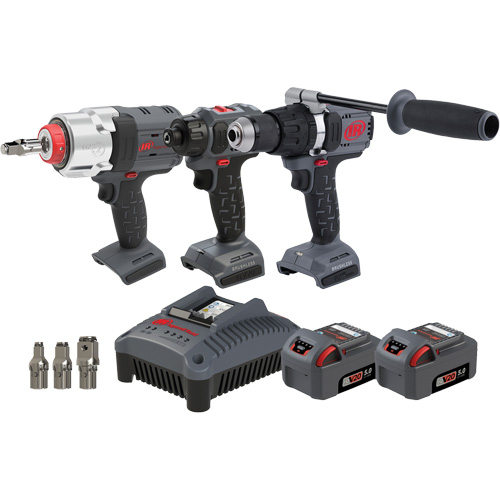 Screwdriver, Hammer Drill & Impact Driver Combo Tool Kit, Lithium-Ion, 20 V OSI Industrial Sales
