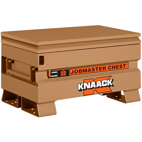 Model 32 Jobsite Chest with Padlock, 32" x 19" x 19", Steel, Tan OSI Industrial Sales