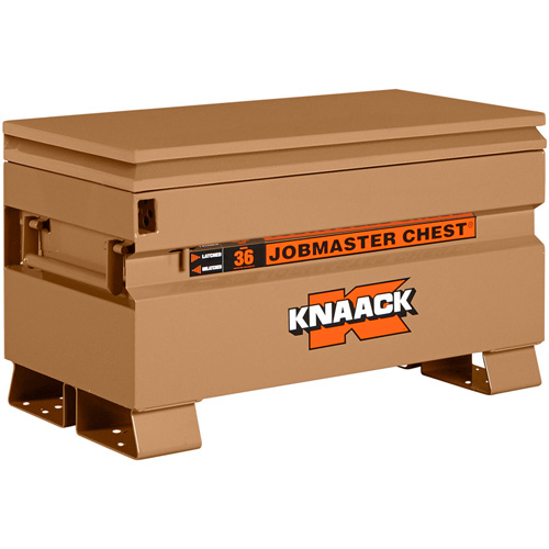Model 36 Jobsite Chest with Padlock, 36" x 19" x 21-1/2", Steel, Tan OSI Industrial Sales