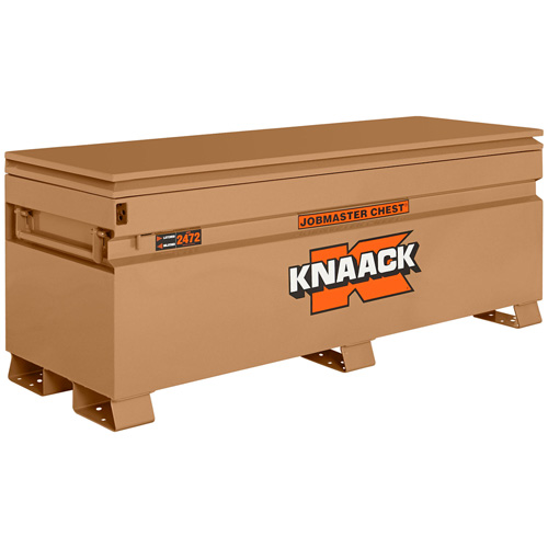 Model 2472 Jobsite Chest with Padlock, 72" x 24" x 28-1/4", Steel, Tan OSI Industrial Sales