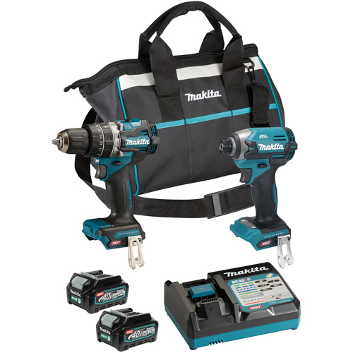 40Vmax XGT Brushless Cordless Impact Driver & Hammer Drill/Driver Tool Kit, Lithium-Ion, 40 V OSI Industrial Sales
