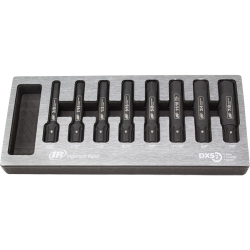 SAE Bit Impact Socket Set, Hex, 8 Pcs OSI Industrial Sales