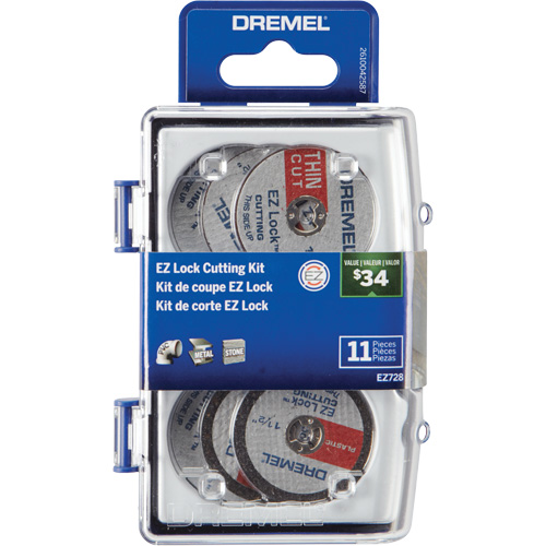 Micro trousse d'accessoires rotatifs de d&eacute;coupe EZ Lock OSI Industrial Sales