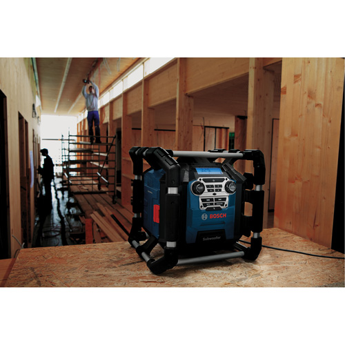 Radio de chantier avec Bluetooth 5.0 et station dalimentation, Lithium-ion, 18 V OSI Industrial Sales