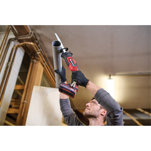Scie alternative compacte &agrave; une main sans fil (outil seulement), 18 V, Lithium-ion Bloc-pile, 0-3000 coups/min OSI Industrial Sales