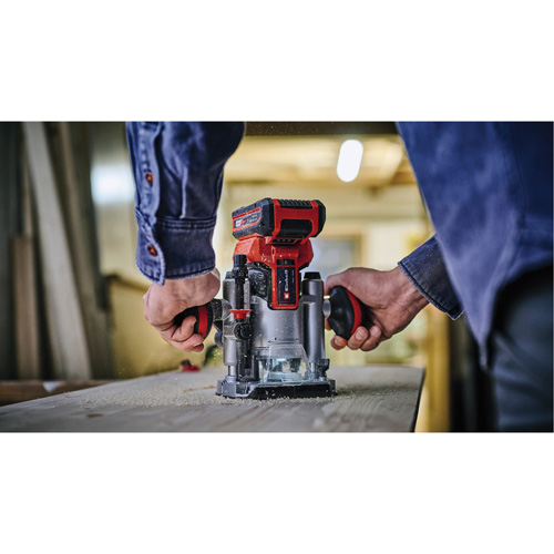 Toupie compacte avec base fixe et plongeante professionnelle sans fil (outil seulement) OSI Industrial Sales