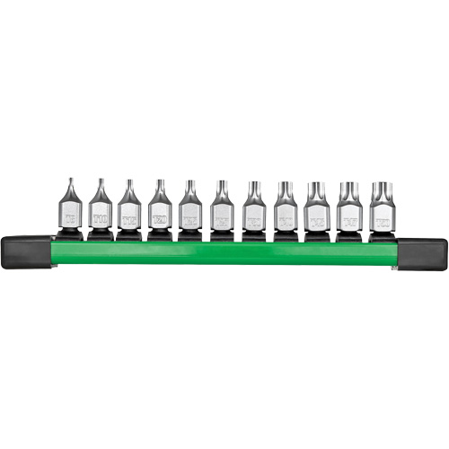 Jeu de douilles &agrave; embouts &agrave; profil bas, Torx, Prise 1/4", 11 mr OSI Industrial Sales