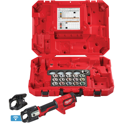 Sertisseuse M18 FORCE LOGIC 600 MCM Cu avec matrices et m&acirc;choire &eacute;tendue 750 MCM OSI Industrial Sales