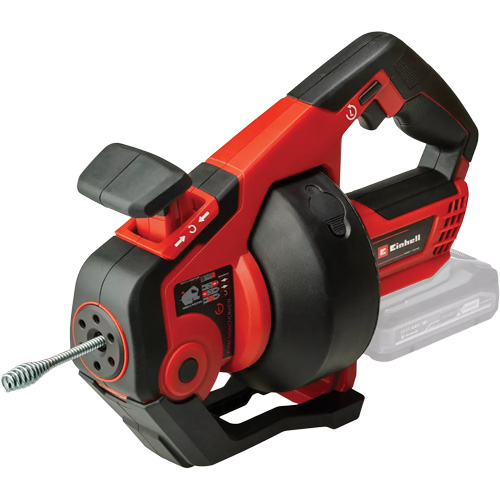 TE-DA 18/760 Li 18V Cordless Drain Auger (Tool Only), Powered, 25' Cable Length, 1/4" Cable Diameter OSI Industrial Sales