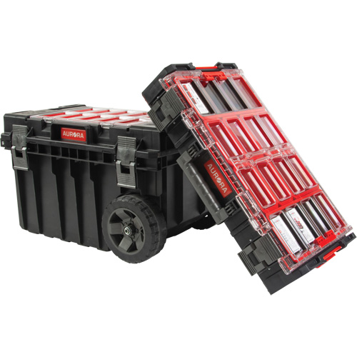 2-Piece Arx&reg; Rolling Tool Chest Set, 23-4/5" x 16" x 20-3/5", Black OSI Industrial Sales