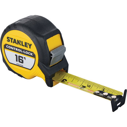 CONTROL-LOCK Tape Measure, 25 mm x 16', Imperial Graduations OSI Industrial Sales