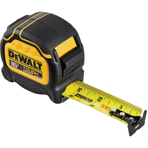 TOUGHSERIES Tape Measure, 16', Imperial Graduations OSI Industrial Sales