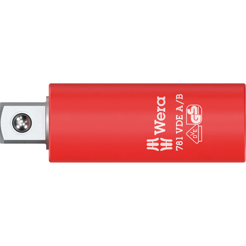 Adaptateur isol&eacute; VDE A/B, Prise 1/4", Douille 3/8", 2,78" lo, Sph&eacute;rique OSI Industrial Sales