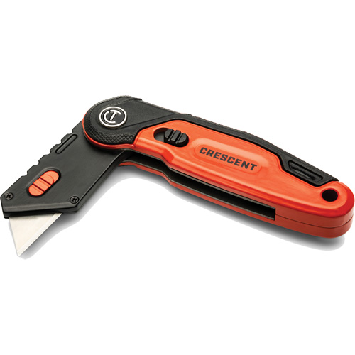 Couteau utilitaire pliant, 1" lame, lame en Acier, poign&eacute;e en Aluminium OSI Industrial Sales