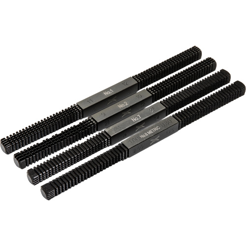 Jeu de 4 limes de restauration de filets?, Carr&eacute;e, 9" OSI Industrial Sales