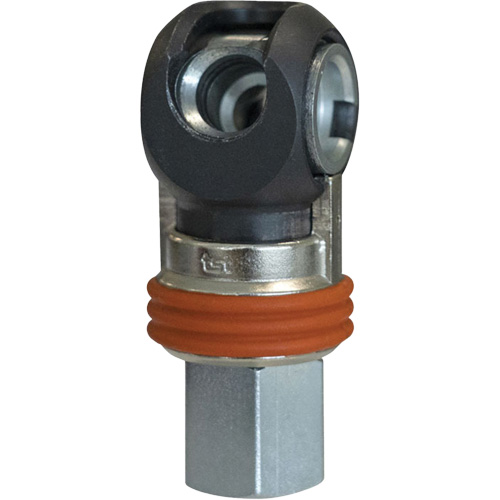 Raccord industriel rapide basculant TOPQUIK SC, Acier nickel&eacute;, 3/8", NPT femelle, 360 PSI OSI Industrial Sales