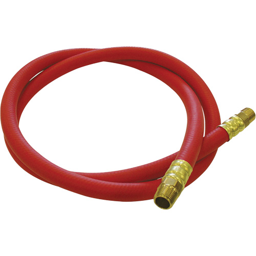Hose Reel Connecting Hose, Air, EPDM Rubber, 1/2" dia. x 5', 300 psi, 1/2 NPT OSI Industrial Sales