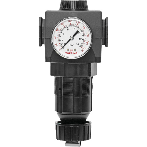 D&eacute;tendeur &agrave; diaphragme en zinc MODULAIR 400, 1/2" NPT, PSI max. de 300 psi, Canalisation/Modulaire OSI Industrial Sales