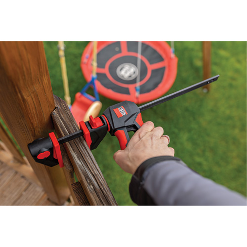 Ensemble de serre-joints &agrave; g&acirc;chette pour barres &agrave; une main avec poign&eacute;e rotative &agrave; 360°, 12" (304,8 mm) OSI Industrial Sales