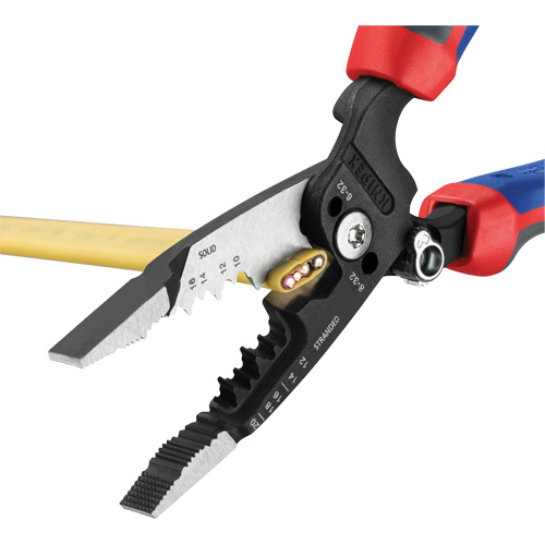 Forged Wire Stripper with KNIPEXTEND Handle, 8" L, 10 - 20 AWG OSI Industrial Sales