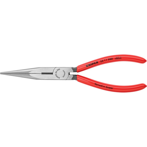 Long Nose Pliers with Cutter, 8" L OSI Industrial Sales
