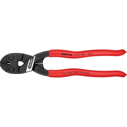CoBolt&reg; High Leverage Compact Bolt Cutters with Notched Blade, 8" L, Center Cut OSI Industrial Sales