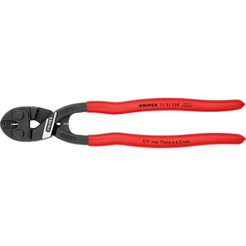 CoBolt&reg; High Leverage XL Compact Bolt Cutters with Notched Blade, 10" L, Center Cut OSI Industrial Sales