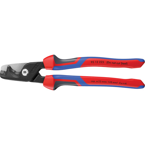 StepCut&reg; XL Cable Shears with KNIPEXTEND Handle, 9" OSI Industrial Sales
