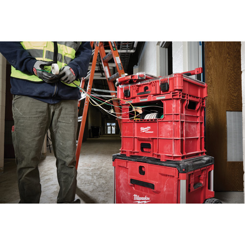 Bac distributeur de fils XL PACKOUT, 15-3/4" x 18-5/8" x 15", Noir/Rouge OSI Industrial Sales