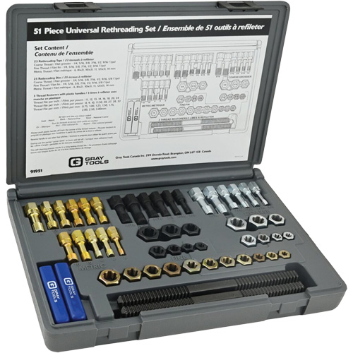 Jeu universel de refiletage, 51 Morcea OSI Industrial Sales