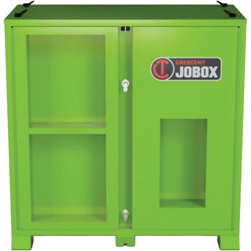 Onsite PPE Storage Cabinet, Steel, High-Visibility Lime Green OSI Industrial Sales