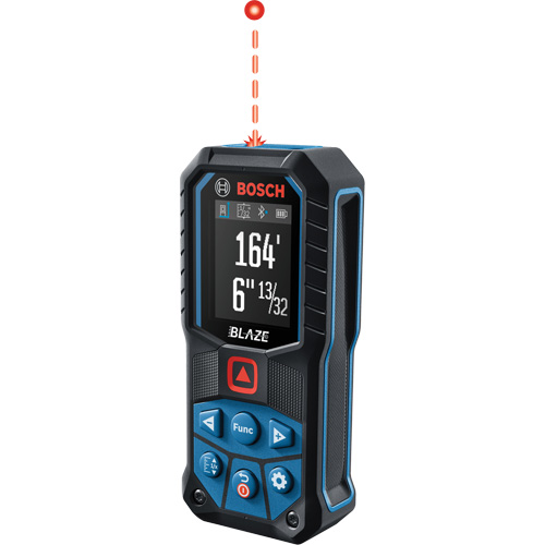 T&eacute;l&eacute;m&egrave;tre laser rouge connect&eacute; BLAZE, 0.0' - 165' (0.0 m - 50,2 m) Gamme de mesure, Num&eacute;rique (&eacute;lectronique) OSI Industrial Sales
