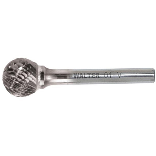Double Cut Ball Nose Burr, SD-42, 1/8" Dia., 1/8" Shank, 1/8" Depth of Cut OSI Industrial Sales