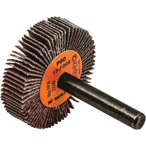 Flap Wheels-Coolcut Flap Wheels, Aluminum Oxide, 80 Grit, 1-1/2" x 3/8" x 1/4" OSI Industrial Sales