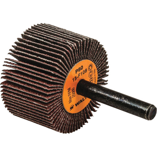 Flap Wheels-Coolcut Flap Wheels, Aluminum Oxide, 80 Grit, 1-1/2" x 1" x 1/4" OSI Industrial Sales