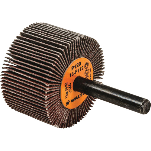 Flap Wheels-Coolcut Flap Wheels, Aluminum Oxide, 120 Grit, 1-1/2" x 1" x 1/4" OSI Industrial Sales