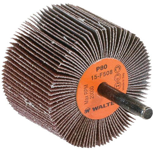 Flap Wheels-Coolcut Flap Wheels, Aluminum Oxide, 80 Grit, 2-1/2" x 1-1/2" x 1/4" OSI Industrial Sales