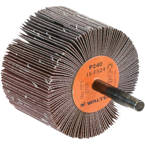 Flap Wheels-Coolcut Flap Wheels, Aluminum Oxide, 240 Grit, 2-1/2" x 1-1/2" x 1/4" OSI Industrial Sales