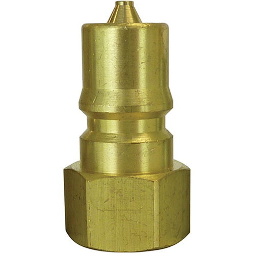 Bouchon pour raccord hydraulique rapide, 3/8" dia., Laiton OSI Industrial Sales