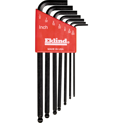 Balldrive L-Style Hex Key Set, 7 Pcs. OSI Industrial Sales