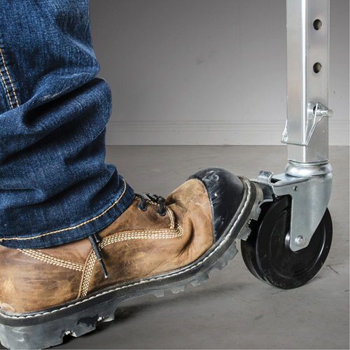 Mobile Work Scaffolding - Maxi Square Scaffolding, Aluminum Frame, 74" D x 75" H OSI Industrial Sales