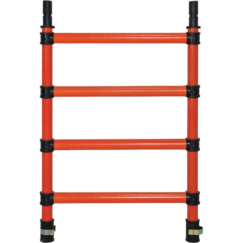 Composants pour &eacute;chafaudages la tour en fibre de verre, Montant d'extr&eacute;mit&eacute;, 27" la x 39" h OSI Industrial Sales