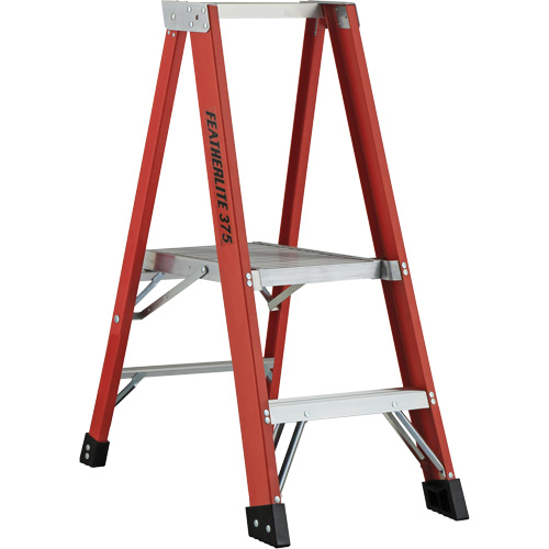 Industrial Extra Heavy-Duty Platform Stepladder (6500 AA Series), 4', 375 lbs. Cap. OSI Industrial Sales