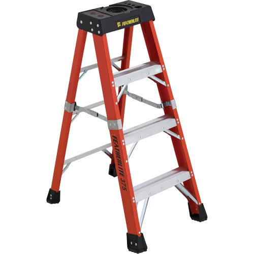 Industrial Extra Heavy-Duty Stepladders (6800 AA Series), 4', Fibreglass, 375 lbs. Capacity, Type 1AA OSI Industrial Sales