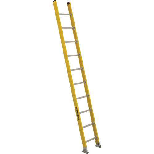 Industrial Extra Heavy-Duty Straight Ladders (5600 Series), 10', Fibreglass, 375 lbs., CSA Grade 1AA OSI Industrial Sales