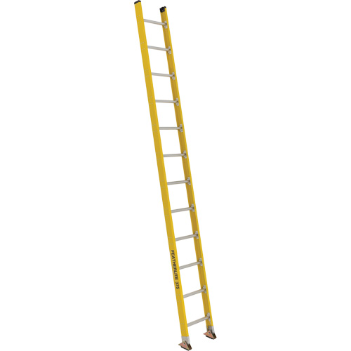 Industrial Extra Heavy-Duty Straight Ladders (5600 Series), 12', Fibreglass, 375 lbs., CSA Grade 1AA OSI Industrial Sales