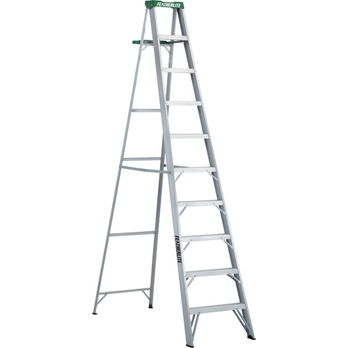 Escabeaux commerciaux (s&eacute;rie 2400), 10', Aluminium, Capacit&eacute; 225 lb, Type 2 OSI Industrial Sales